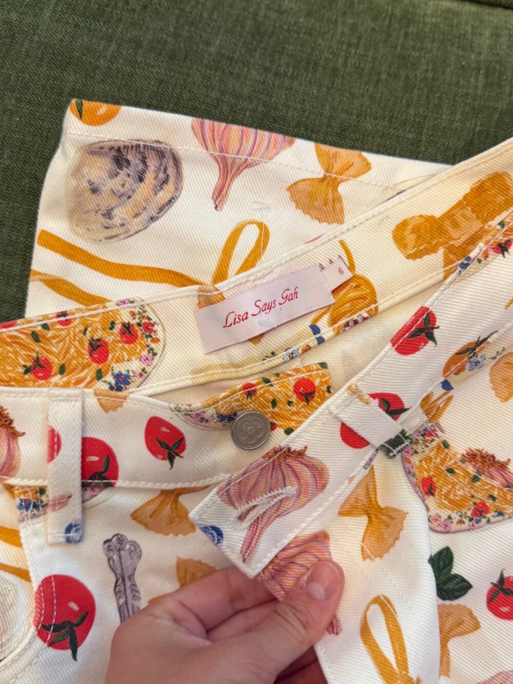 Robyn Jeans Womens Italian Summer Food Buon Appetito Print | Lisa Says Gah - Picture 3 of 7